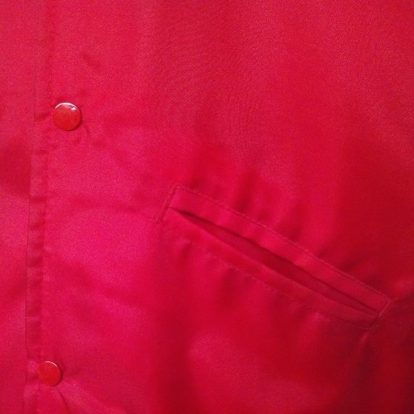 Vintage 70s West Wind Buccaneer Nylon Canvas Jacket -S Sherpa-lined Snaps Pocket - Picture 4 of 11